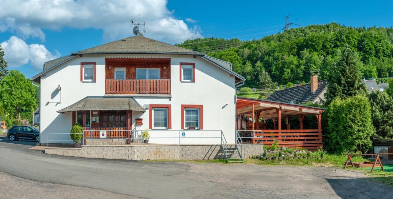 Penzion V Udoli Hodkovice nad Mohelkou Kültér fotó